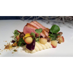 Hoofdgerecht: Gebraden Eendenborst